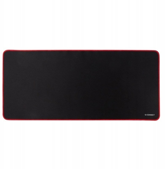 Picture of Podkadka QConnect Podkadka pod mysz Q-CONNECT XXL, 90x40cm, czarno-czerwony