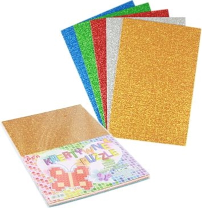 Изображение Polsirhurt Puzzle kreatywne brokat - mix kolorów 20x30cm