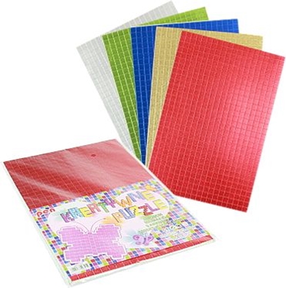 Изображение Polsirhurt Puzzle kreatywne metallic - mix kolorów 20x30cm