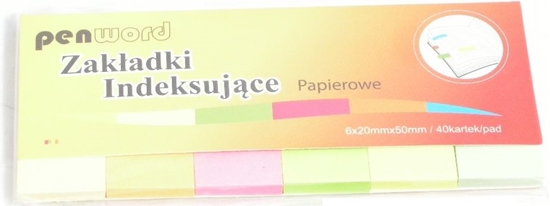 Picture of Polsirhurt Zakadki indeksujce ZI-05 papierowe 6x40 20mmx50mm