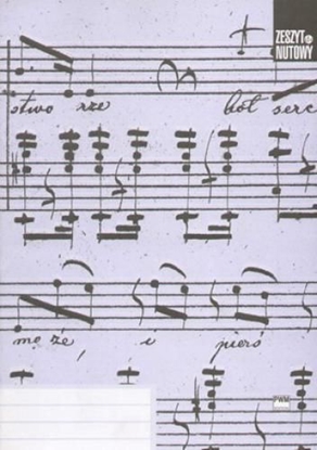 Picture of Polskie Wydawnictwo Muzyczne Zeszyt nutowy D4 - A4 stojcy - do harmonii PWM - 174769