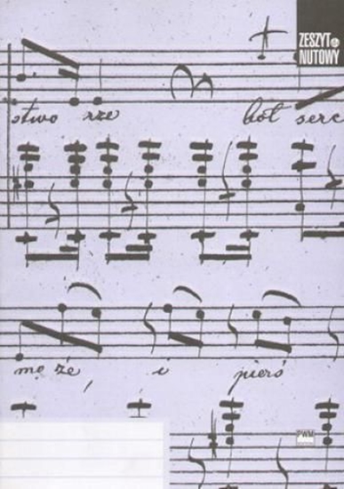 Picture of Polskie Wydawnictwo Muzyczne Zeszyt nutowy D4 - A4 stojcy - do harmonii PWM - 174769