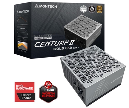 Изображение Power Supply|MONTECH|CENTURY II|ATX|850 W|CENTURYII850