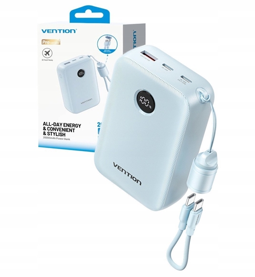 Picture of Powerbank Vention FKBL0-C 20000mAh Niebieski