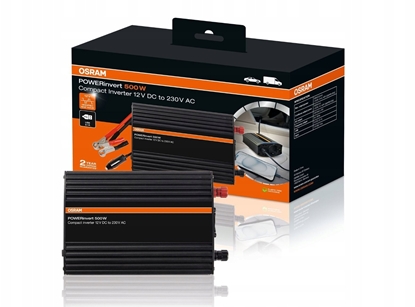 Picture of Przetwornica Osram Powerinvert 500W DC/AC Inverter 12V do 230V