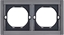 Attēls no Ramka podwójna szara WESA - CC TR 48