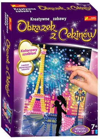 Picture of Ranok Cekinowy obrazek Wieczór w Paryu - 15160259