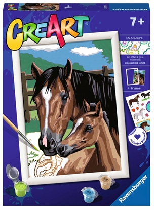 Picture of Ravensburger CreArt dla dzieci: Ko i kotki