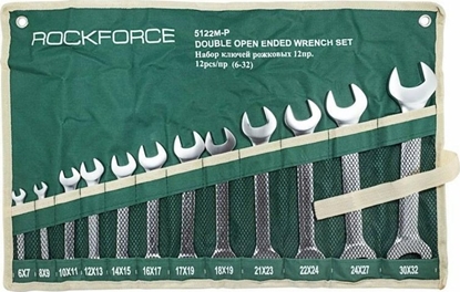 Attēls no Rockforce Zestaw kluczy paskich 12el. (6-32mm) na pótnie