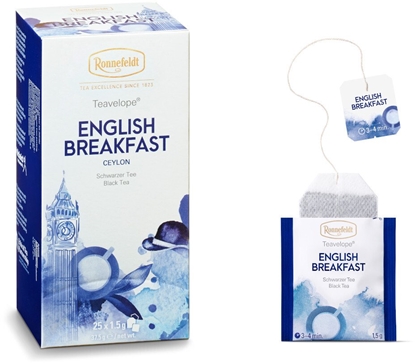 Изображение Ronnefeldt Czarna herbata Teavelope English Breakfast 25 saszetek