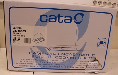 Picture of SALE OUT. Cata GL 45 X /C Hood, 820m3/h, 65dB, BT3 Engie, 280W, stainless steel | SALE OUT. CATA | Hood | GL 45 X /C | Built-in | Energy efficiency class A | Width 50 cm | 820 m³/h | Touch | EcoLed | Stainless steel | DAMAGED PACKAGING
