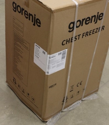 Изображение SALE OUT. SALE OUT. Gorenje Freezer | FH10EAW | Energy efficiency class E | Chest | Free standing | Height 85.4 cm | Total net capacity 95 L | White | DAMAGED PACKAGING, DENTS AND SCRATCH ON SIDE