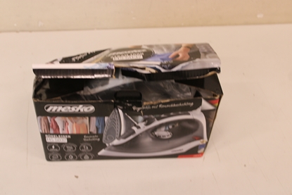Picture of SALE OUT. Mesko MS 5037 Steam iron 2800W, Grey | Mesko MS 5037 | Steam Iron | 2800 W | Water tank capacity 170 ml | Continuous steam 35 g/min | Grey | DAMAGED PACKAGING, SCRATCHED ON KERAMIC PLATE