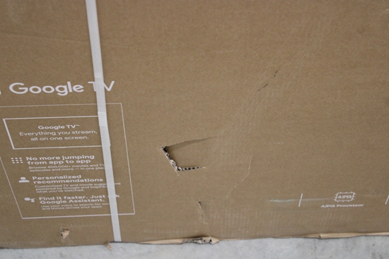 Picture of SALE OUT. TCL LED 4K TV | 65V6C | 65 | Smart TV | Google TV | Black | DAMAGED PACKAGING
