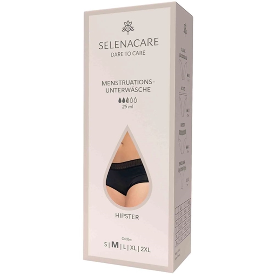Picture of Selenacare Period underwear Hipster black / S