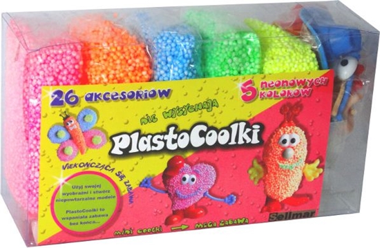 Picture of Sellmar PlastoCoolki Neonowe+akcesoria 5szt. (PC5a)