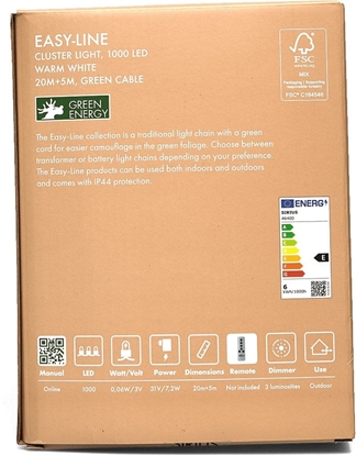Изображение Sirius Easy-Line Cluster 1000 LED, 20m