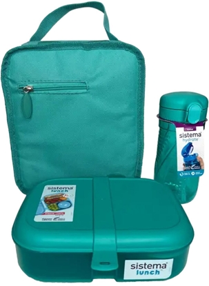 Picture of Sistema LunchTime 3 pack - Green