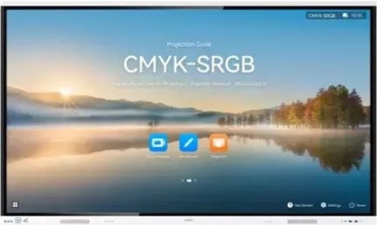 Attēls no System interaktywny Huawei IdeaHub Board 3 Pro IHB2-65PB Intelligent Collaboration Device 165,1cm 65 cali infrared screen Jade white overseas