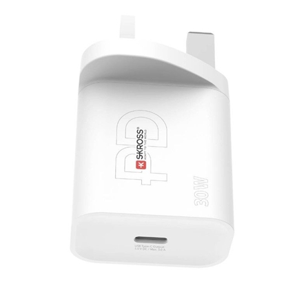 Picture of Skross Power Charger UK USB charger 30W and max White