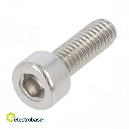 Изображение Skrūve | M4x12 | DIN:912 | Galva:siera galva | imbus | HEX 3mm