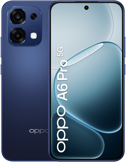 Picture of Smartfon Oppo A6 Pro 5G 16,7 cm (6.57") Dual SIM Android 15 USB Type-C 8 GB 256 GB 6500 mAh Niebieski