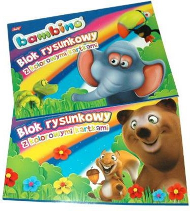 Picture of St. Majewski Blok rysunkowy A4 16k kolorowy 10szt.