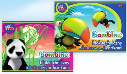 Picture of St. Majewski Blok techniczny A4 10k kolorowy 10szt.