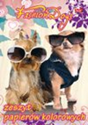 Attēls no St. Majewski Zeszyt papierów kolorowych A4 10k Unipap p25