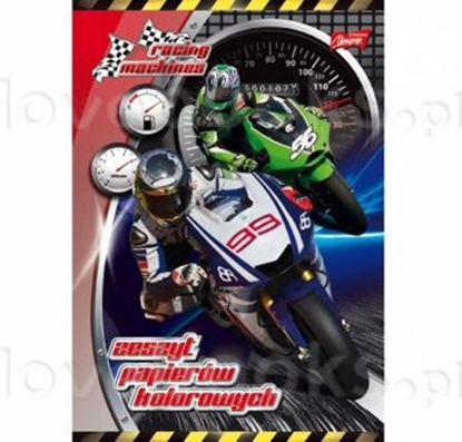 Attēls no St. Majewski Zeszyt papierów kolorowych A5 10 kartek