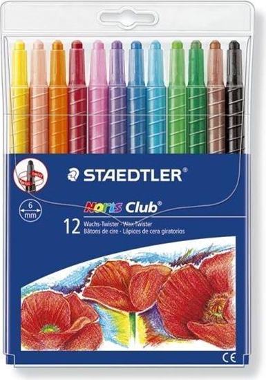 Picture of Staedtler Kredki wiecowe wykrcane 12 kolorów Twister