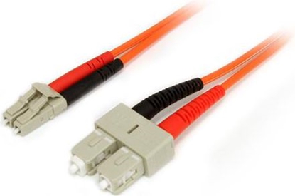 Attēls no StarTech Patchcord wiatowodowy LC-SC, Multimode, 50/125, Duplex, 2m (50FIBLCSC2)