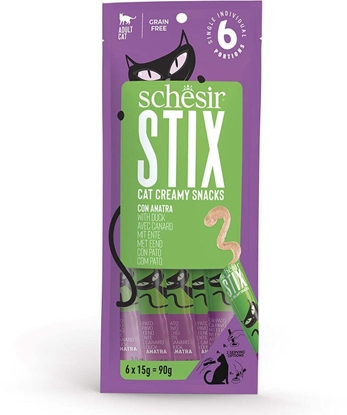Picture of Stix, przysmak, dla kota, kaczka, 6x15 g, saszetka