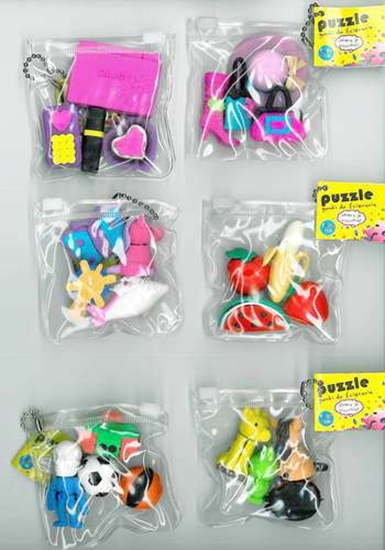 Picture of Stnux Gumki do cierania - puzzle 4szt.w torebce p24. STNUX - STN-06