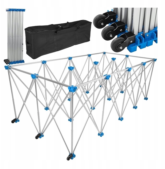 Picture of Stolik glazurniczy skadany do duych pytek 230x118x85cm 1000kg (1)