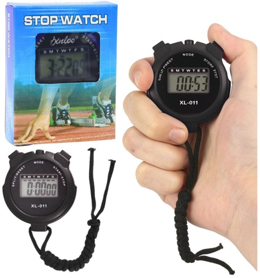 Picture of Stoper Cyfrowy LCD Elektroniczny Sportowy XL-011 Czarny LEAN Toys