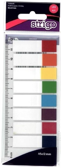 Picture of Strigo Zakadki indeksujce z linijk 45x12mm STRIGO