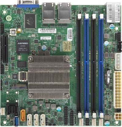 Attēls no SuperMicro Supermicro Mainboard A2SDi-4C-HLN4F (Atom C3558 4C/4T) Bulk