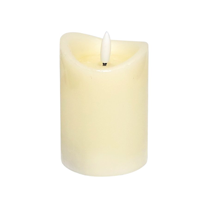 Picture of Svece LED 7x10cm ar taimeru, balta