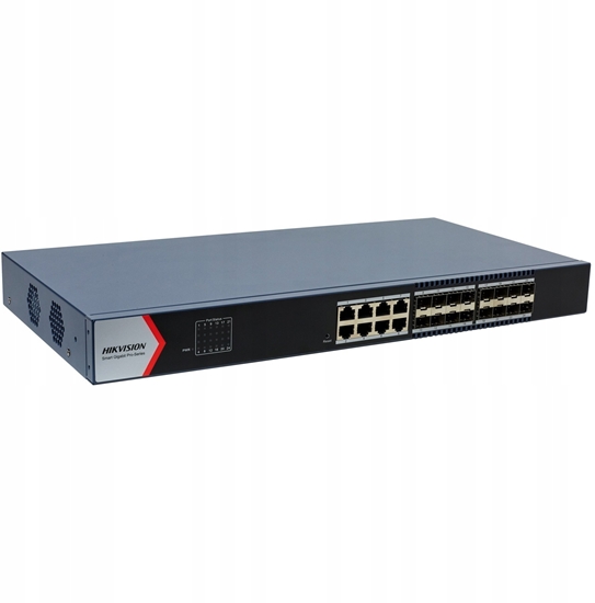 Изображение SWITCH   DS-3E1524-SI-16F8T 24-PORTOWY SFP Hikvision