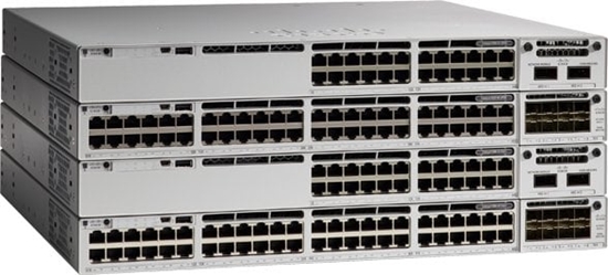 Picture of Switch Cisco Catalyst 9300X - Network Advantage - Switch - L3 - managed - 8 x 100/1000/2.5G/5G/10GBase-T (UPOE+) + 40 x 100/1000/2.5G/5GBase-T (UPOE+) - an Rack montaowy - UPOE+