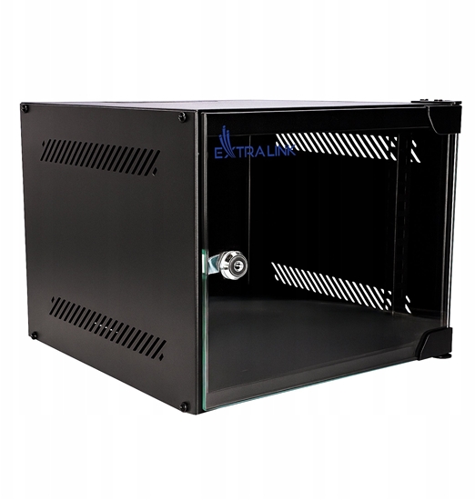 Picture of Szafa ExtraLink LITE 4U 10" 280X310 WALL-MOUNTED RACKMOUNT CABINET BLACK