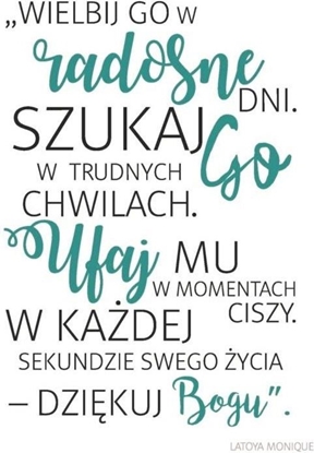 Изображение Szaron Kartka skadana - Wielbij go w radosne dni