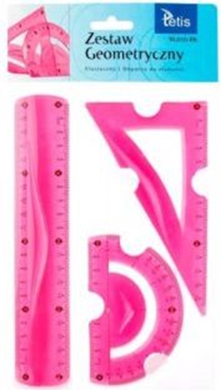 Изображение Tetis Zestaw geometryczny BL010-RK Rowy elastyczny