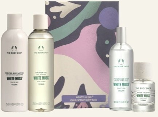 Picture of The Body Shop Collection Baltas Musk zestaw do pielgnacji ciaa (EDT, 30 ml + mgieka do ciaa, 100 ml + el pod prysznic, 250 ml + balsam do ciaa, 250 ml)