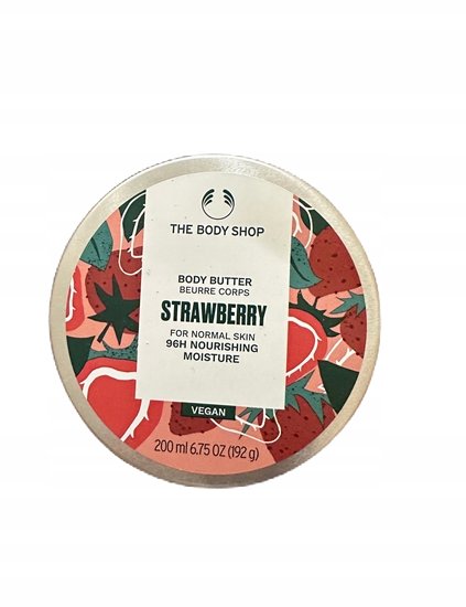 Picture of The Body Shop Strawberry Body Butter - Moisturizing body butter with the scent of strawberries