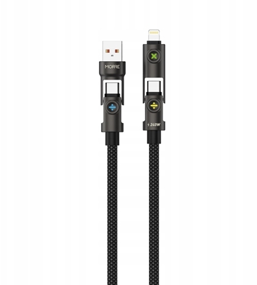 Изображение Tiross MORRE KABEL RGB 4W1 USB-C USB-A