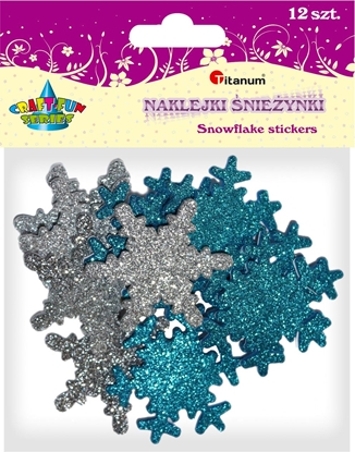 Attēls no Titanum Dodatek dekoracyjny Craft-fun pianka ksztaty naklejki nieynki (YFXS104)