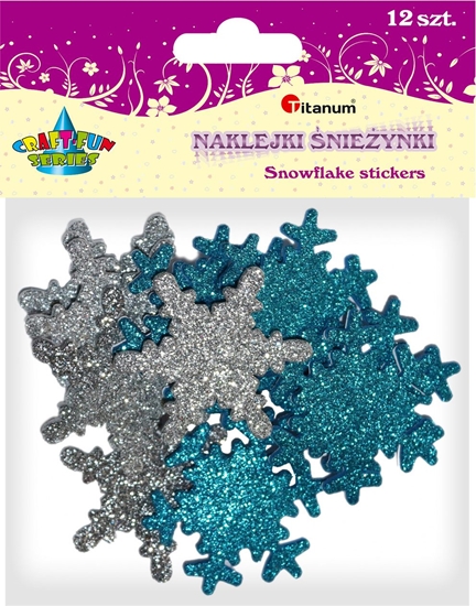 Picture of Titanum Dodatek dekoracyjny Craft-fun pianka ksztaty naklejki nieynki (YFXS104)