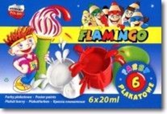 Picture of Titanum Farby plakatowe Flamingo 6 kolorów (TITA0480)